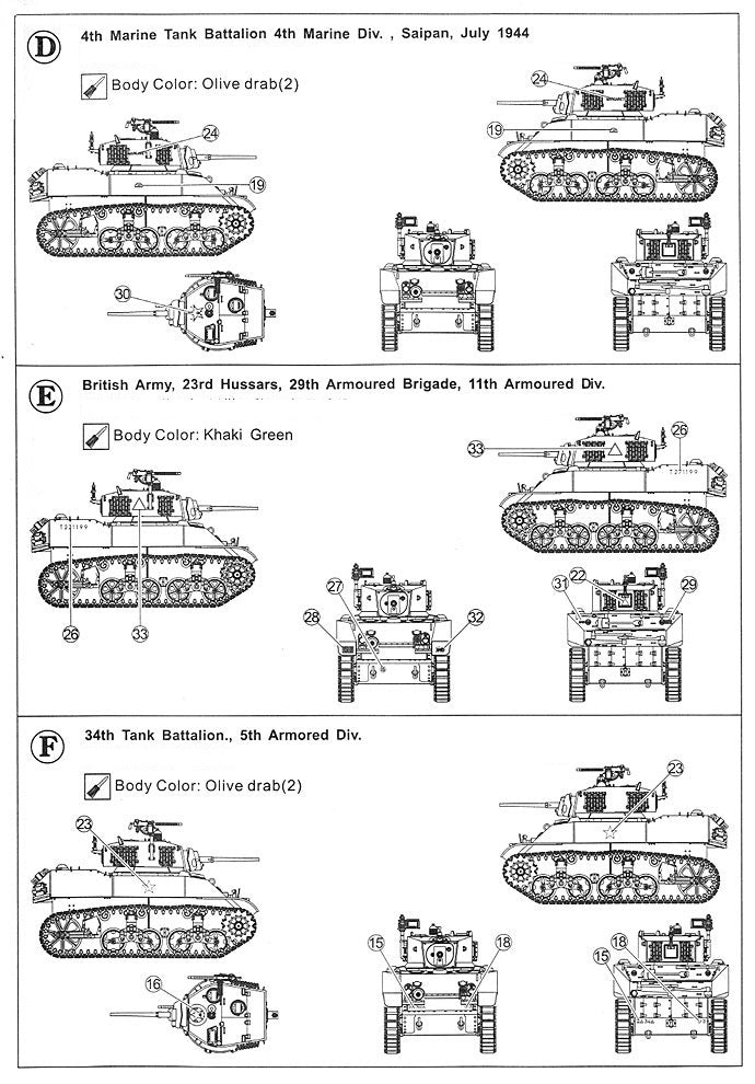 1/35 M5A1 LIGHT TANK, EARLY PRODUCTION AFV CLUB AF35105