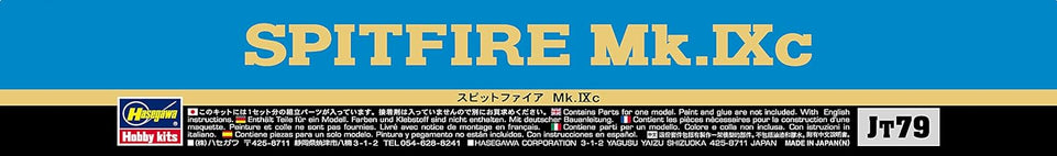 Hasegawa 1/48 (JT79) Spitfire Mk.IXc