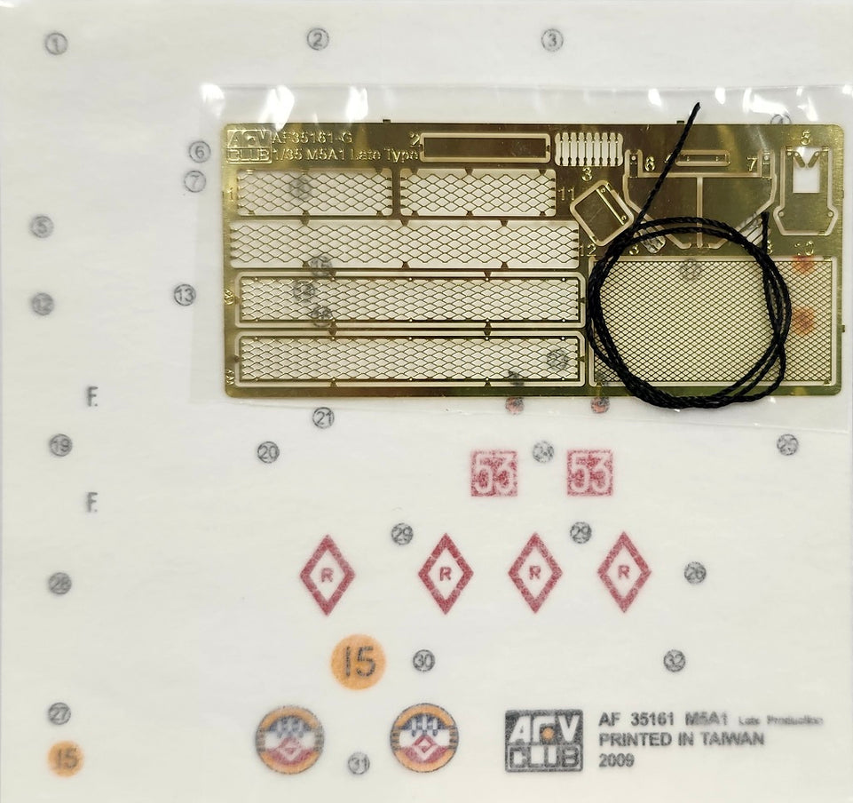 1/35 M5A1 LIGHT TANK, EARLY PRODUCTION AFV CLUB AF35105