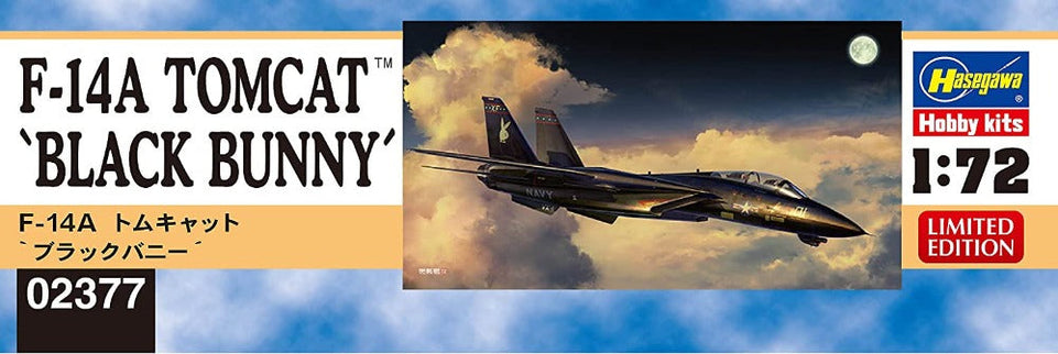 1/72 F-14A TOMCAT 'BLACK BUNNY BY HASEGAWA 02377