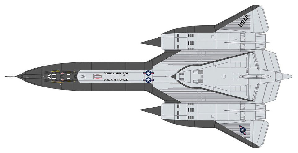 Hasegawa 1/72 SR-71A Blackbird with GTB-21B Drone