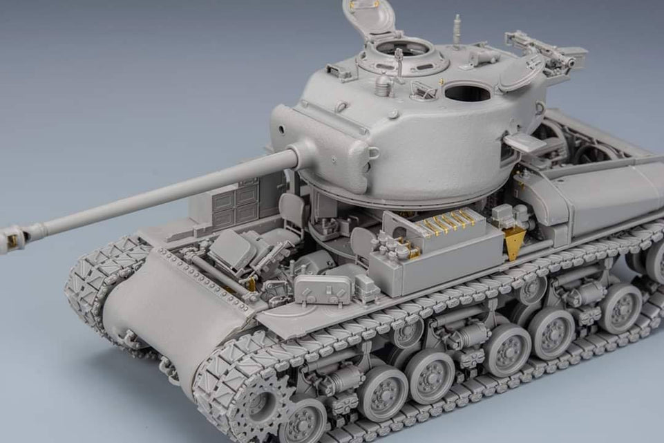 1/35 M4A3 76W HVSS Sherman w/ FULL INTERIOR and Individual Track Links - Ryefield #5042