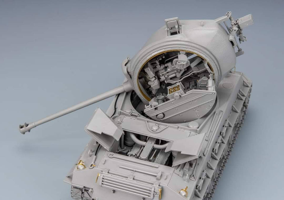 1/35 M4A3 76W HVSS Sherman w/ FULL INTERIOR and Individual Track Links - Ryefield #5042