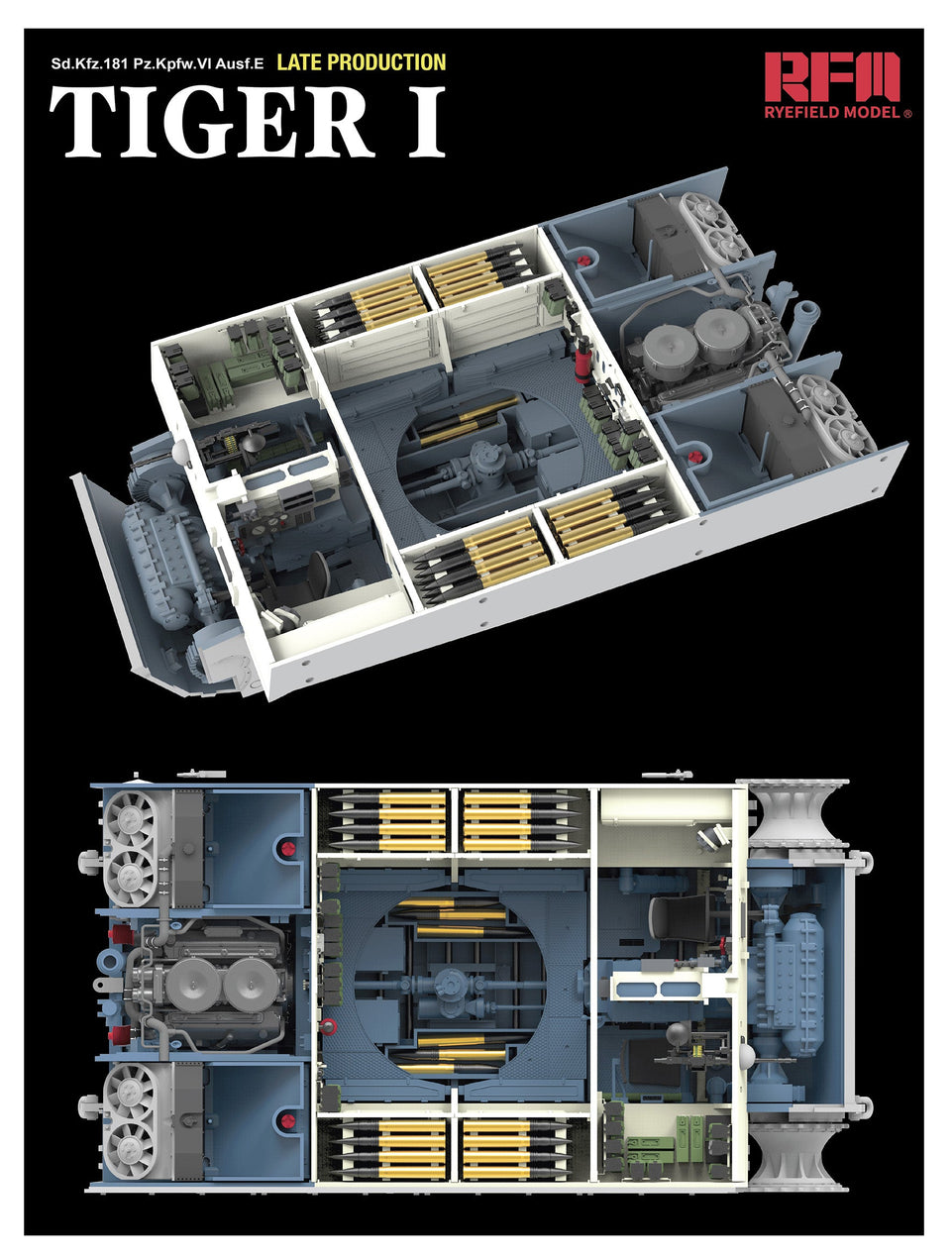 1/35 TIGER I LATE PRODUCTION with Zimmerit, Interior & Tracks