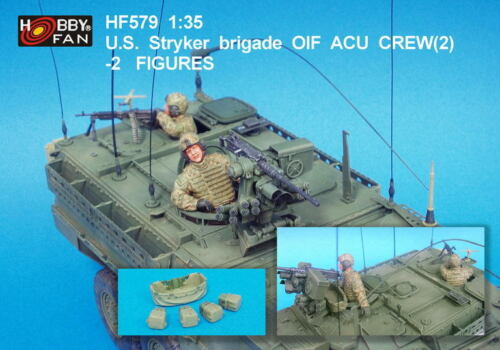 1/35 US STRYKER BRIGADE (1) OIF ACU INF. - 2 FIGURES by HOBBY FAN 579