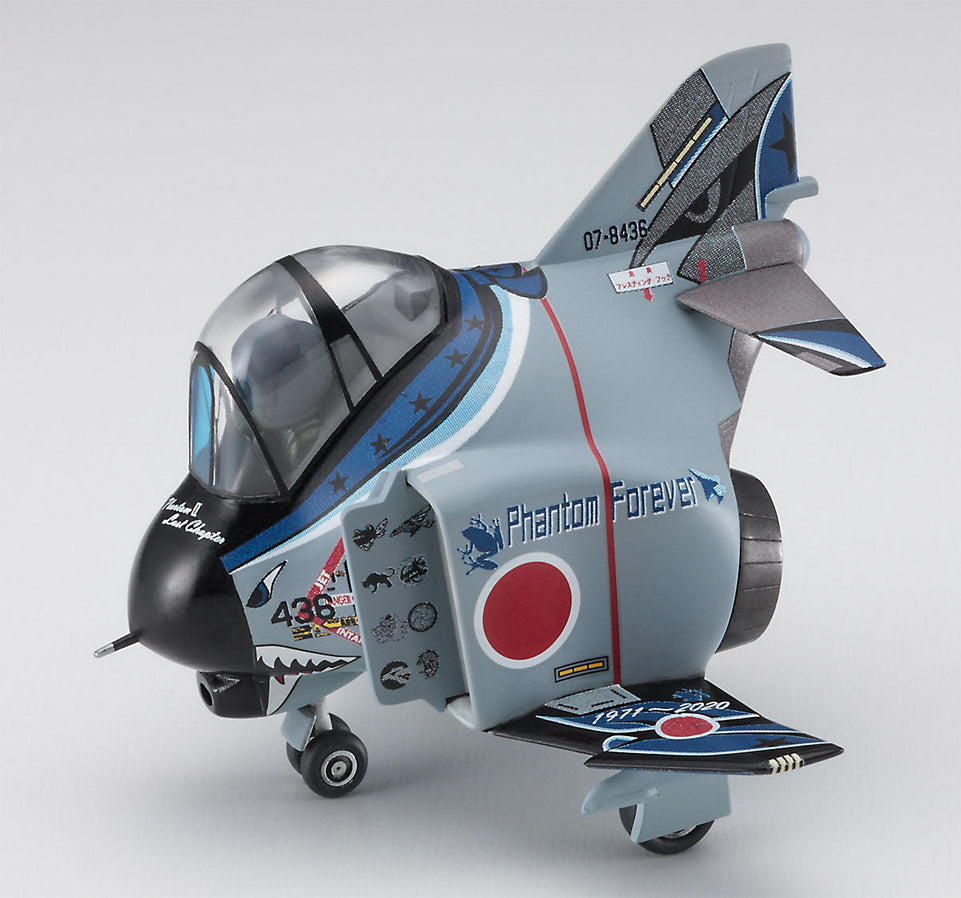 Egg Plane JASDF F4 Phantom II F-4 "301SQ" and Embroidered Patch by Hasegawa