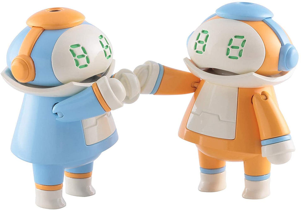 TINY MechatroMate 01 'SKY BLUE & ORANGE' (2 FIGURES) by HASEGAWA JAPAN