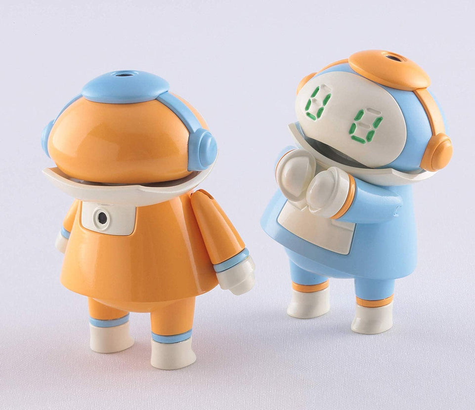 TINY MechatroMate 01 'SKY BLUE & ORANGE' (2 FIGURES) by HASEGAWA JAPAN