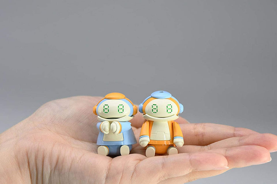 TINY MechatroMate 01 'SKY BLUE & ORANGE' (2 FIGURES) by HASEGAWA JAPAN