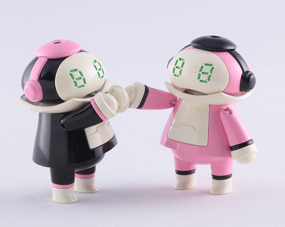 TINY MechatroMate 02 'BLACK & PEACH' (2 Figures) by HASEGAWA JAPAN
