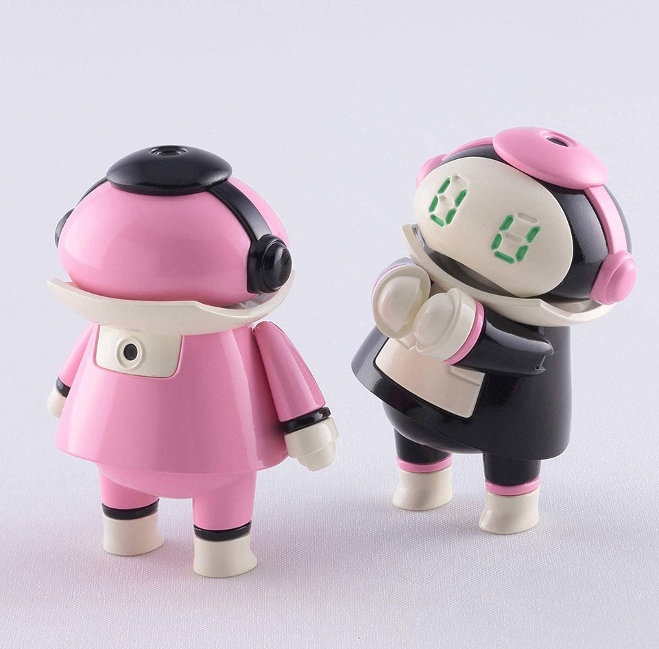 TINY MechatroMate 02 'BLACK & PEACH' (2 Figures) by HASEGAWA JAPAN
