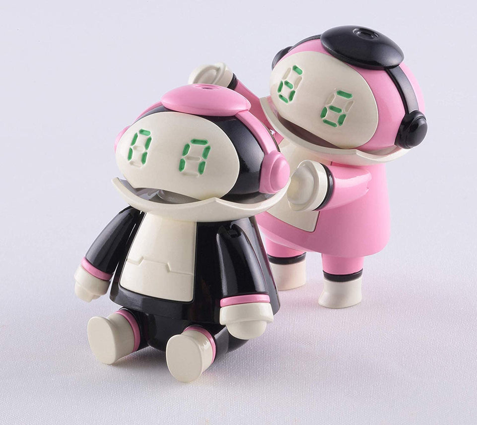 TINY MechatroMate 02 'BLACK & PEACH' (2 Figures) by HASEGAWA JAPAN