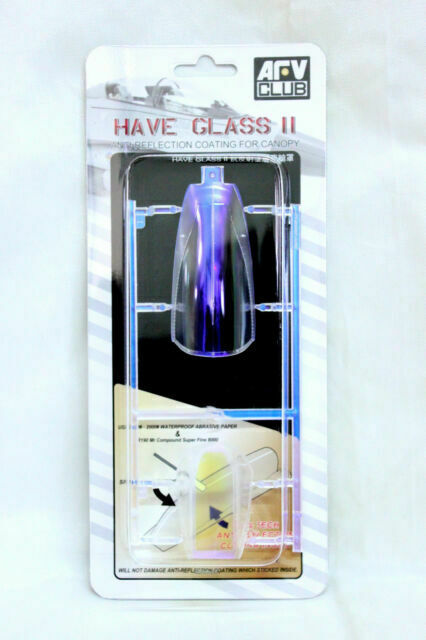 1/32 1/32 HAVE GLASS II FOR CANOPY WITH ANTI-REFLECTIVE COATING - A-10A THUNDERBOLT II (AFV CLUB)