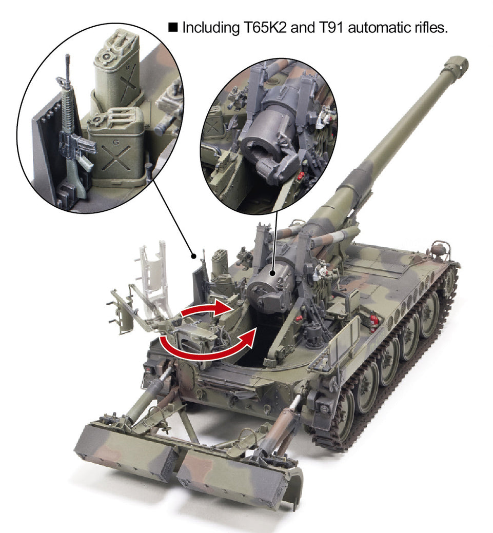 1/35 U.S. Army M110A2 Self-propelled Howitzer ROCA AFV CLUB AF35337