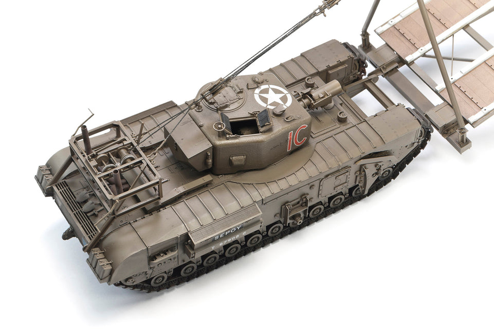 1/35 WWII British Churchill Mk. IV AVRE Bridge Layer Tank