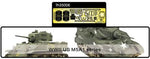 WWII US M5A1 ETCHING PARTS FOR LIGHTS GUARD & DETAIL UP SET AFV CLUB TH35008