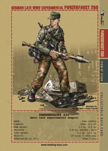 GER.LATE WWII EXPERIMENTAL PANZERFAUST 250