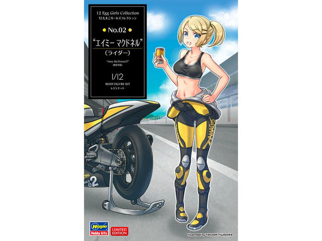 1/12  12 Egg Girls Collection No.02 Amy McDonnell HASEGAWA 52208