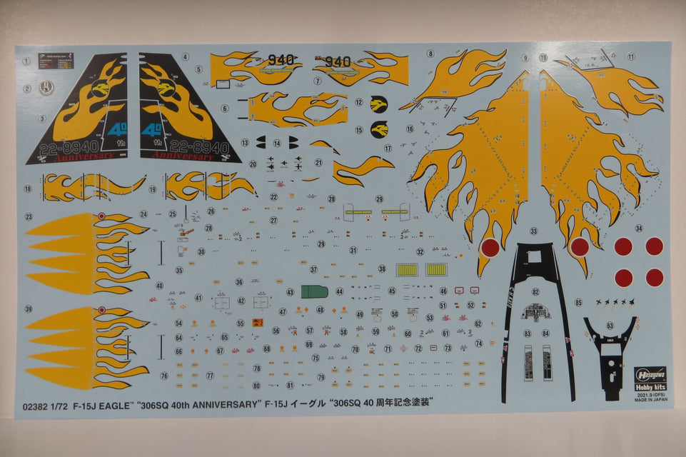 1/72 F-15J Eagle '306SQ 40th Anniversary SPECIAL MARKING by HASEGAWA