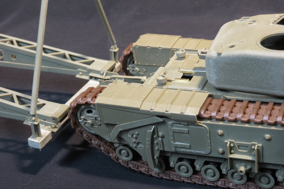 1/35 WWII British Churchill Mk. IV AVRE Bridge Layer Tank