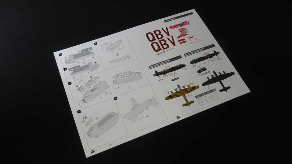 1/32 AVRO Lancaster RCAF w/ H2-S Rader/Bomber/Dambuster 3-in-1 kit by Hong Kong Model