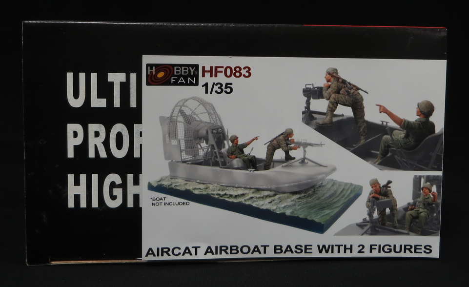 1/35 Hurricane AIRCAT Airboat WATERAMA BASE AND 2 FIGURES by Hobby Fan