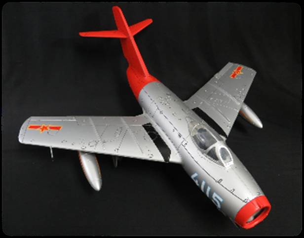 1/18 PLA MIG-15 bis FAGOT "RED TAIL" - MERIT EXCLUSIVE