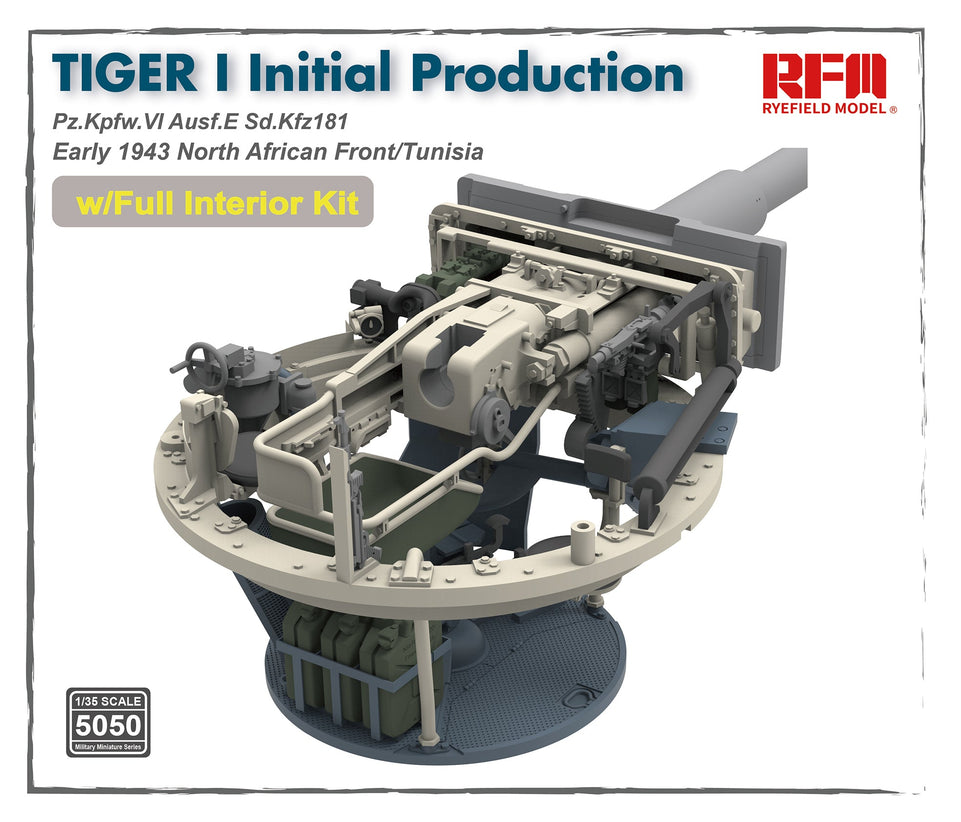 1/35 TIGER I INTIAL PRODUCTION EARLY 1943 w/FULL INTERIOR and TRACKS