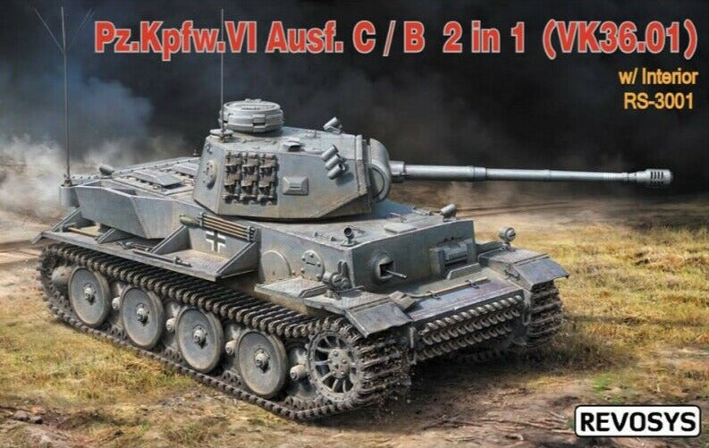 1/35 PZ.KPFW.VI AUSF C/B (VK36.01) WITH INTERIOR RYEFIELD MODEL RFM-RS3001
