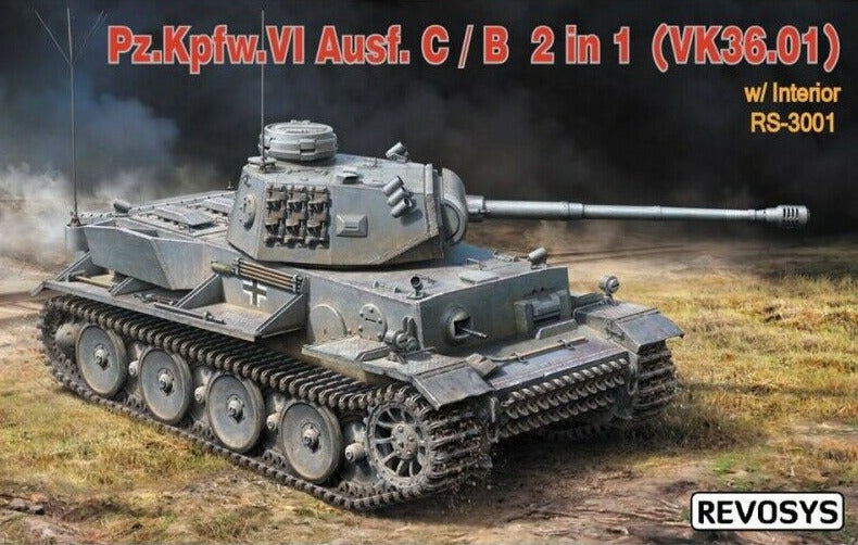 1/35 PZ.KPFW.VI AUSF C/B (VK36.01) WITH INTERIOR RYEFIELD MODEL RFM-RS3001
