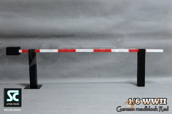 1/6 WWII GERMAN ROADBLOCK - RED