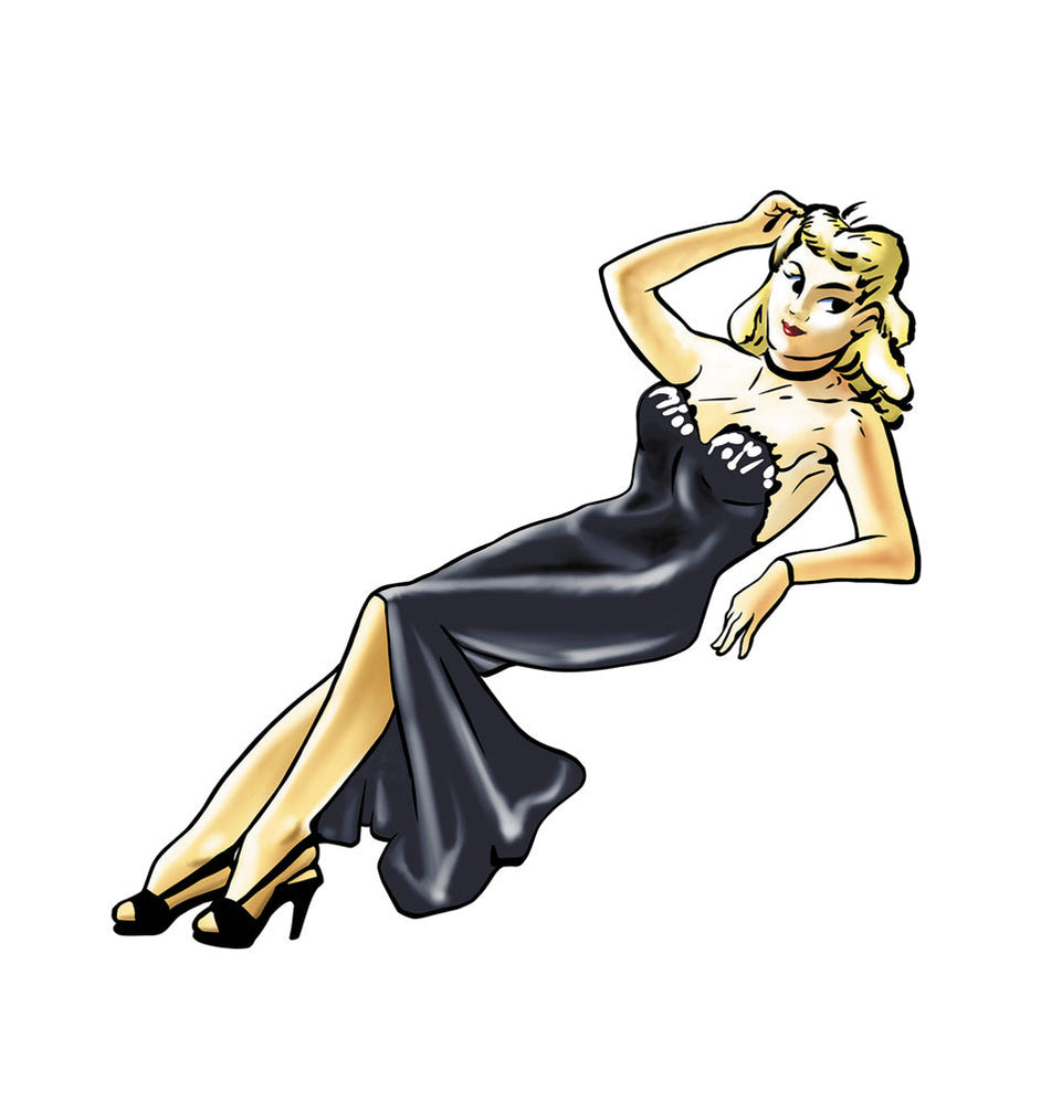 1/20 NOSE ART GIRL'S FIGURE "BLONDIE" by HASEGAWA