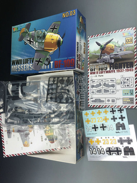 EGG PLANE - WWII LUFTWAFFE MESSERSCHMITT BF-109 TIGER MODELS TM103