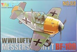 EGG PLANE - WWII LUFTWAFFE MESSERSCHMITT BF-109(TIGER MODEL)
