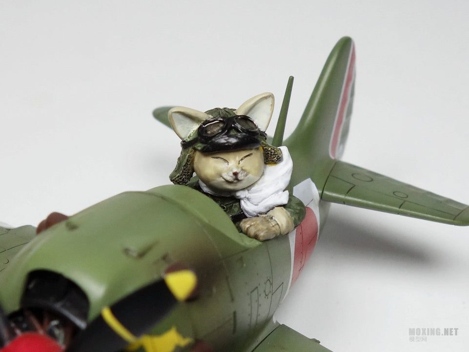 QT NAKAJIMA KI84 FIGHTER AND PILOT (KITTY PILOT) TIGER MODELS
