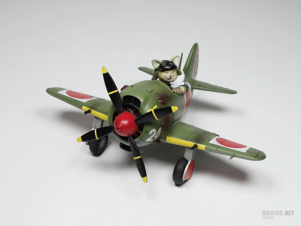 QT NAKAJIMA KI84 FIGHTER AND PILOT (KITTY PILOT) TIGER MODELS