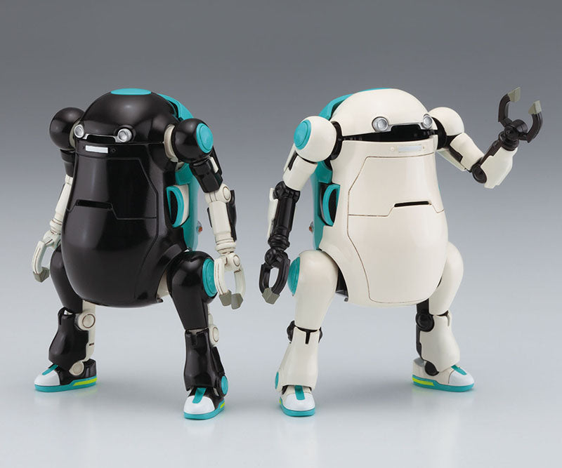 MechatroWeGo No.2 CHUBU 2 Mechatronics (Milk & Cacao) & 2 figures Set By HASEGAWA