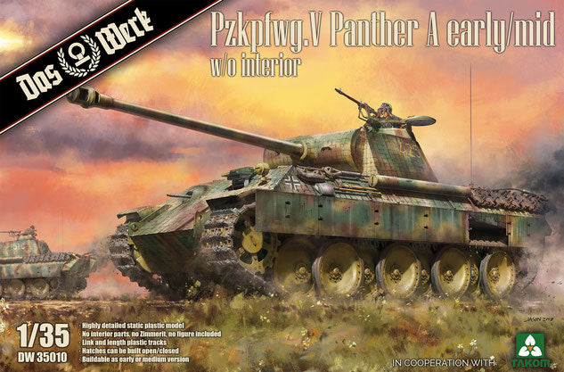 1/35 German Pz.Kpfw.V PANTHER AUSF A EARLY/MID Production 2-in-1 KIT