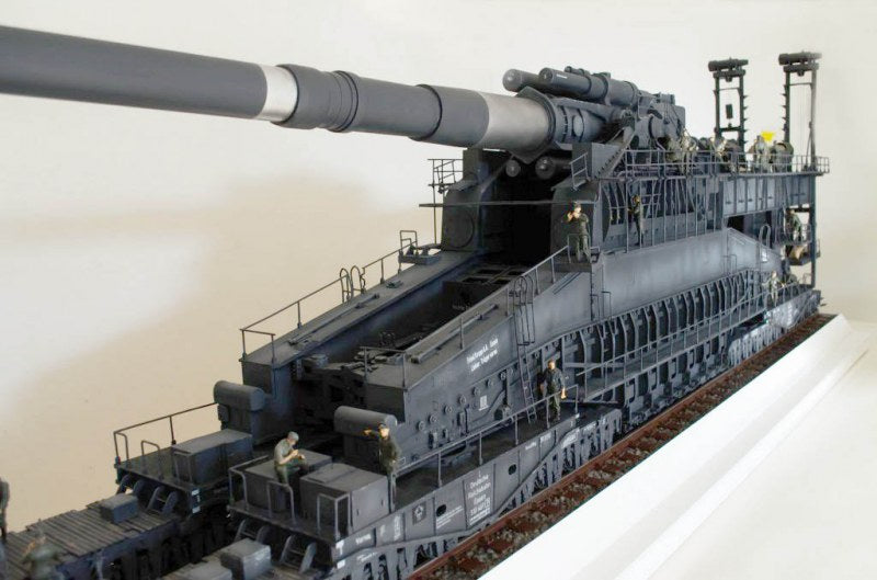 1/35 WWII GERMAN DORA 80CM RAILWAY GUN (NEW VERSION) by SOAR ART