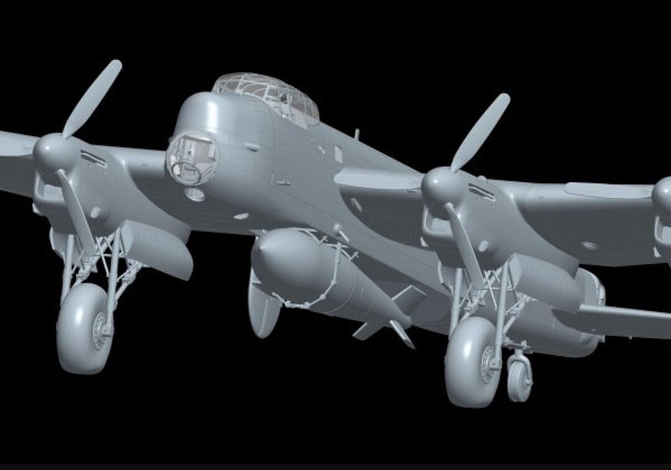 1/32 AVRO Lancaster B Mk.I with Grand Slam Bomb model kit by Hong Kong Model