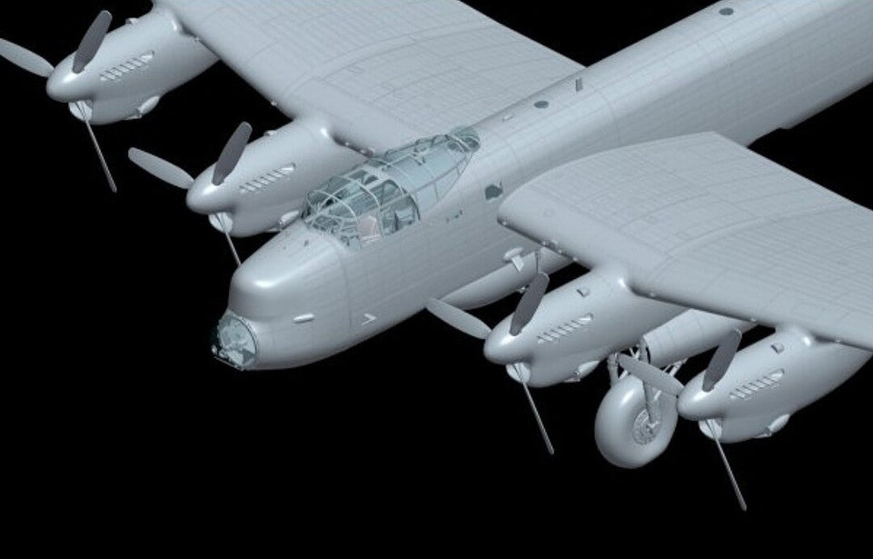1/32 AVRO Lancaster B Mk.I with Grand Slam Bomb model kit by Hong Kong Model