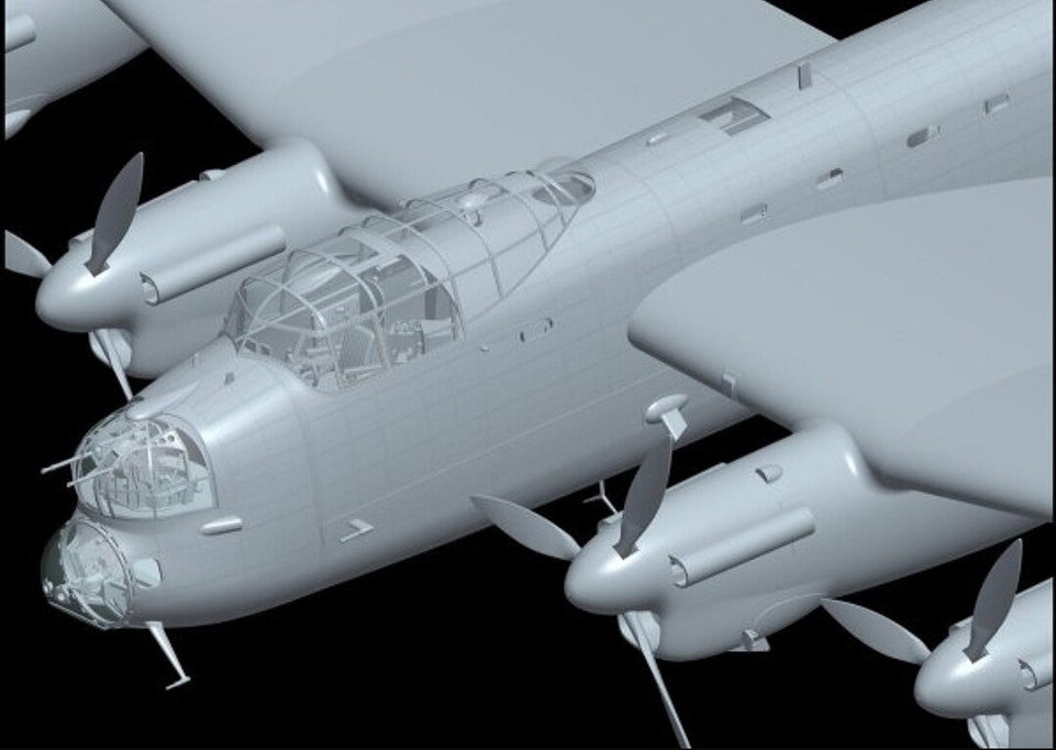 1/32 AVRO Lancaster B Mk.I with Grand Slam Bomb model kit by Hong Kong Model