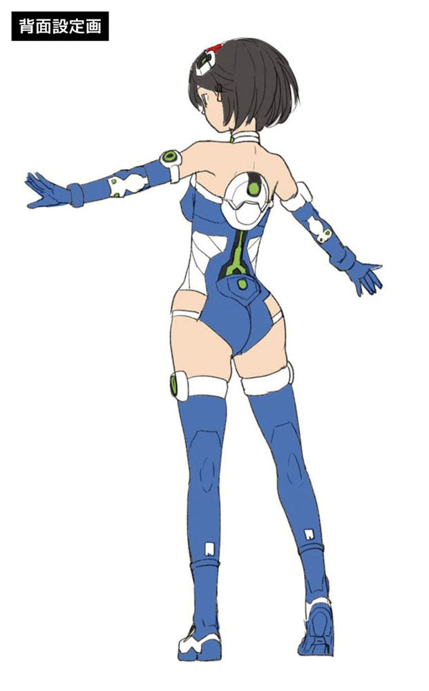 1/12 Egg Girl Collection No.23 1/12 Rei Hazumi in SciFi Suit Resin Kit by HASEGAWA