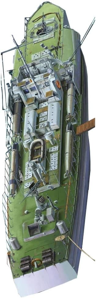 FOREART Hobby FOR-1002 1/72 Scale Schnellboot S-38/1940 w/Display Stand