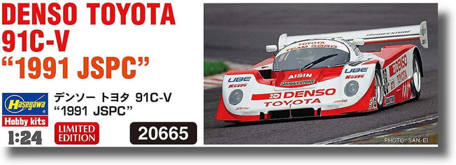 Hasegawa 1/24 Denso Toyota 91C-V 1991 JSPC Plastic Model Kit