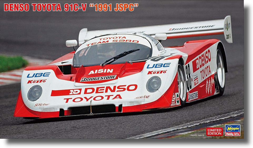 Hasegawa 1/24 Denso Toyota 91C-V 1991 JSPC Plastic Model Kit