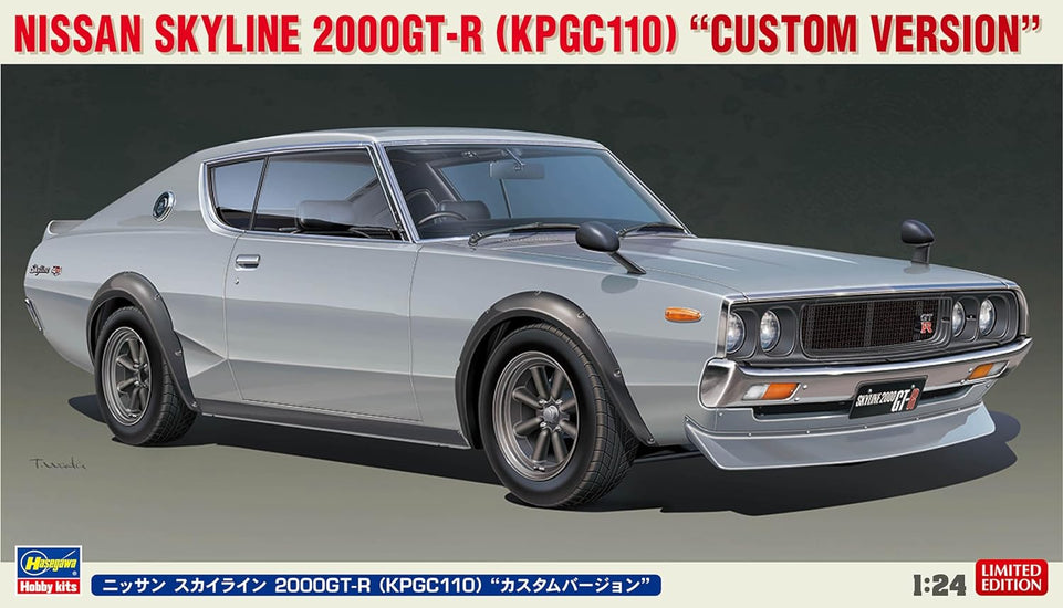 Hasegawa 1/24 Nissan Skyline 2000GT-R (KPGC110) Custom Version Plastic Model