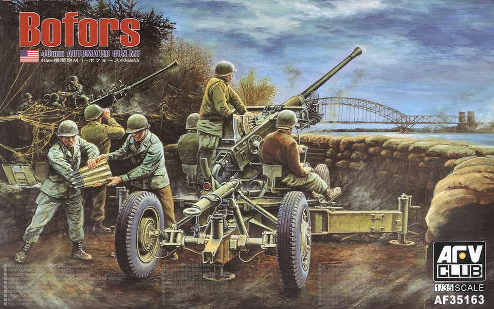 1/35 BOFORS 40MM AA GUN M1 AFV CLUB AF35163