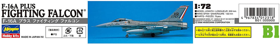 1/72 F-16A PLUS FIGHTING FALCON BY HASEGAWA 00231