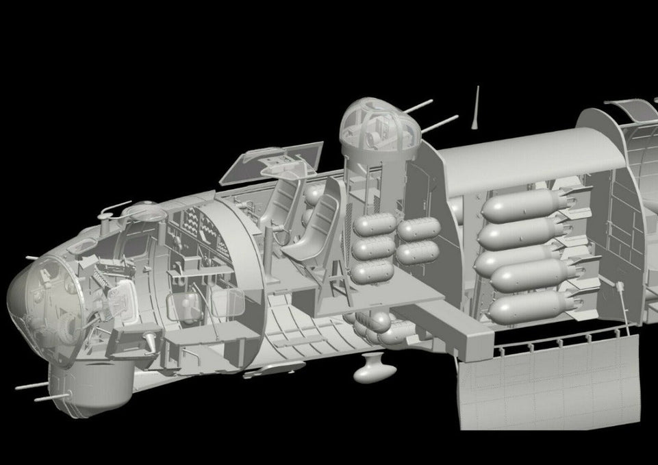 1/32 B-17G FLYING FORTRESS LATE VERSION by HONG KONG MODEL #01E030